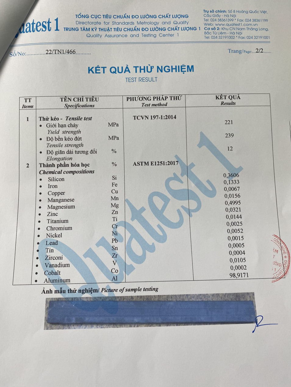 Chứng nhận kỹ thuật 