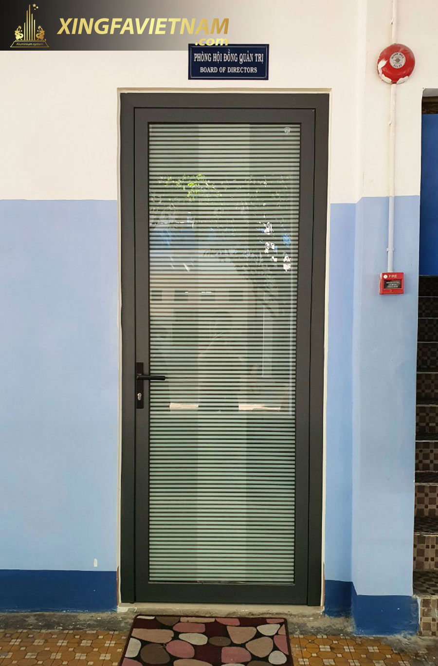 Cửa đi 1 cánh mở quay Nhôm Xingfa Quảng Đông Chính Hãng Hệ 55