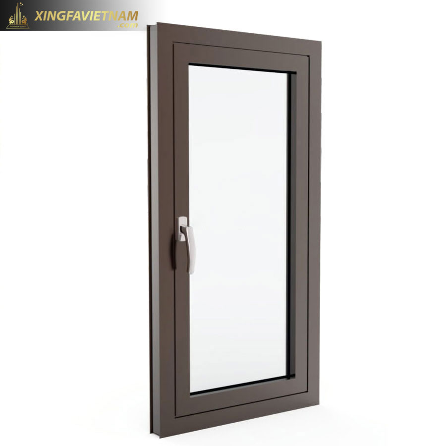 Cửa sổ 1 cánh mở quay nhôm Xingfa Anodise Hệ 55