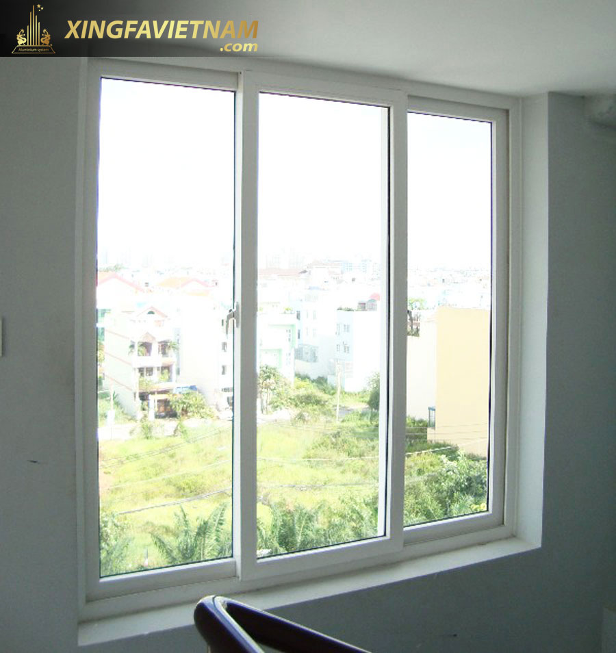 Cửa sổ 3 cánh mở trượt Nhôm Xingfa Việt Nam Hệ 93