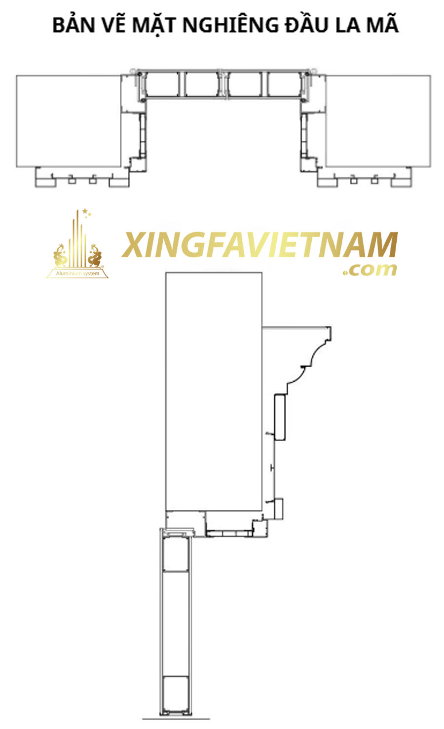 Bản vẽ mặt nghiêng đầu la mã