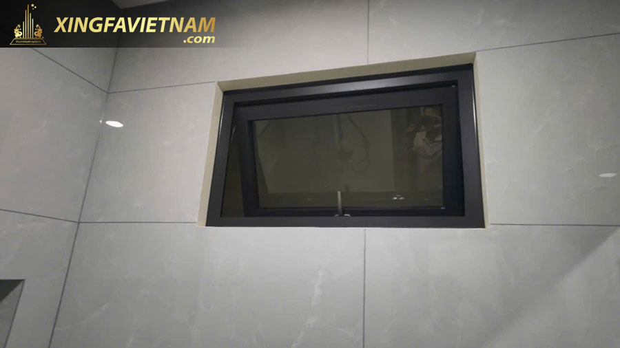 Hình ảnh hoàn thành thi công lắp đặt cửa nhôm cho anh Cường tại Cà Mau