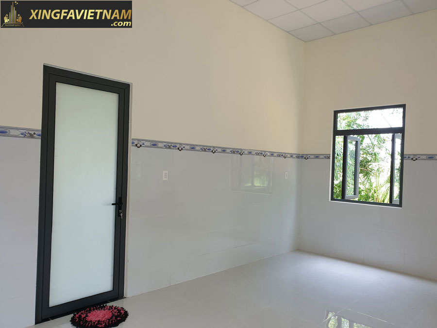 Hình ảnh thi công cửa nhôm tại nhà anh Phong - Chị Hiền