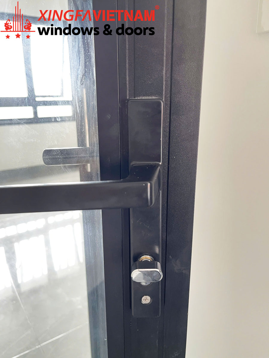 Hình ảnh hoàn thành hạng mục cửa nhôm của cô Thanh