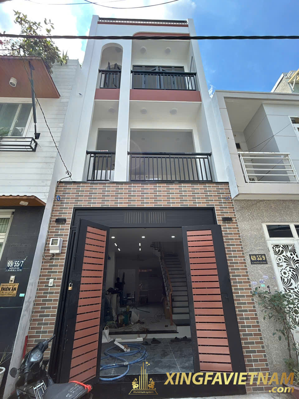 Thi công cửa nhôm Xingfa Việt Nam tại quận Tân Bình