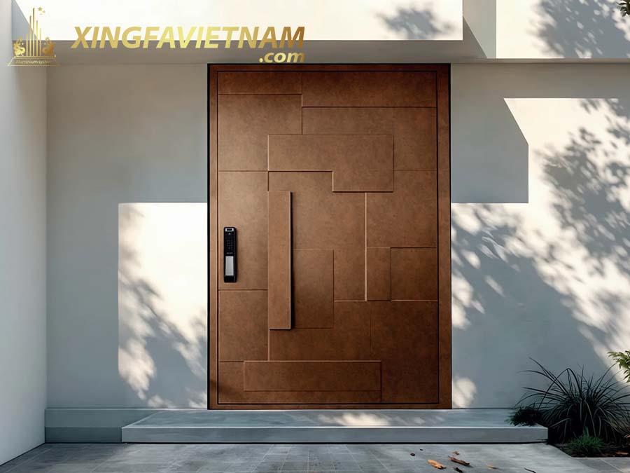 Cửa Chính Biệt Thự Khối Lập Thể Độc Bản GJ-012
